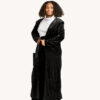 Duo Black Velvet Duster - Medium - Image 2
