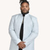 Wool Gab Baby Blue Blazer - Image 4