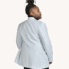 Wool Gab Baby Blue Blazer - Image 7