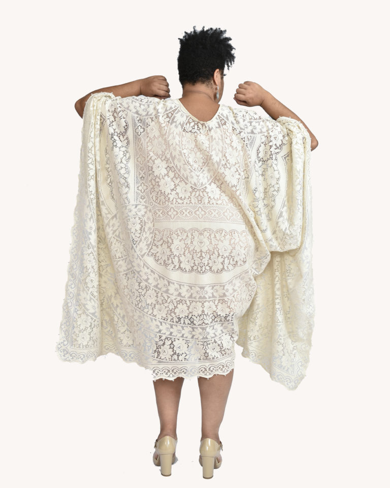 Plus Size Antique Lace Dress - Image 4