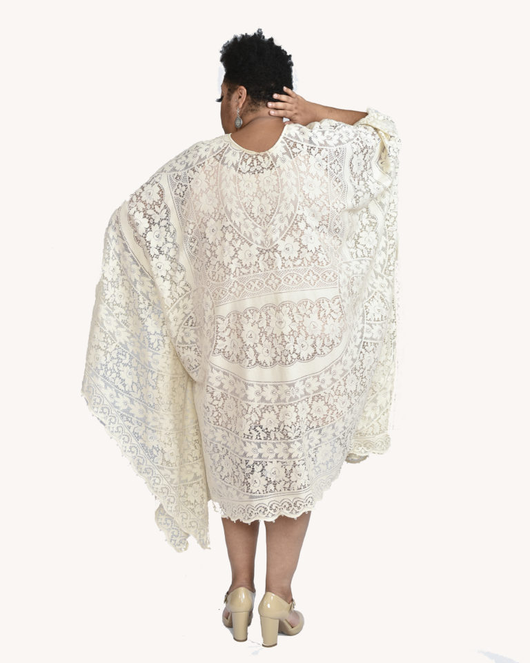 Plus Size Antique Lace Dress - Image 3