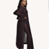 Eggplant Bell Bottom Jumpsuit w/Detachable Duster Vest - Image 3