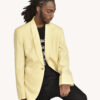 Wool Gab Shawl Collar Blazer