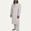 Stone Gray 2 Piece Duster Ultra Suede- Size Large (46) - Image 9