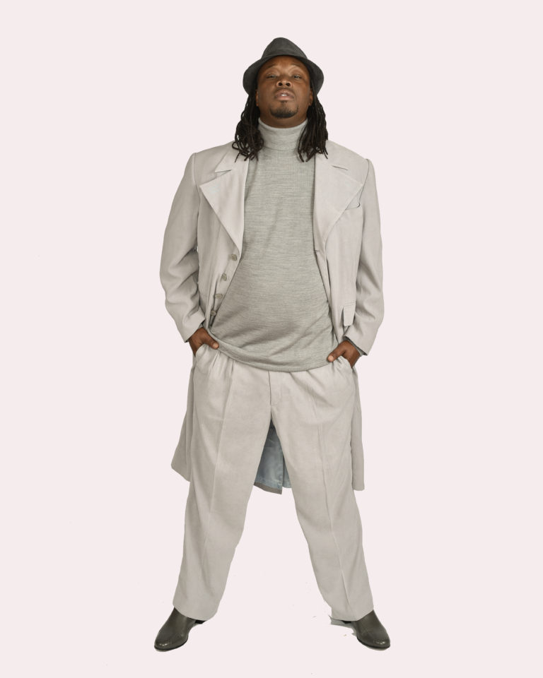 Stone Gray 2 Piece Duster Ultra Suede- Size Large (46) - Image 7