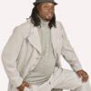 Stone Gray 2 Piece Duster Ultra Suede- Size Large (46) - Image 5