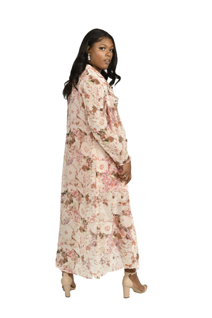Spring Soft Floral Duster - Image 4