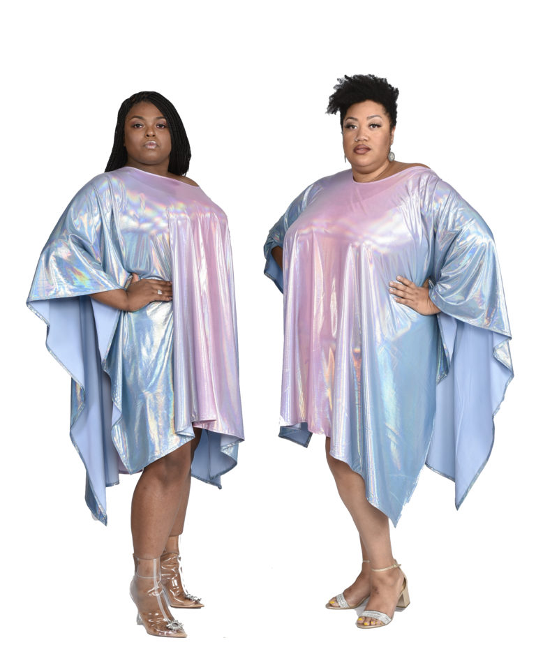 Ombre Poncho Dress - Image 5