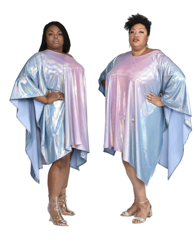 Ombre Poncho Dress - Image 4
