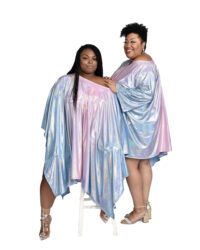 Ombre Poncho Dress